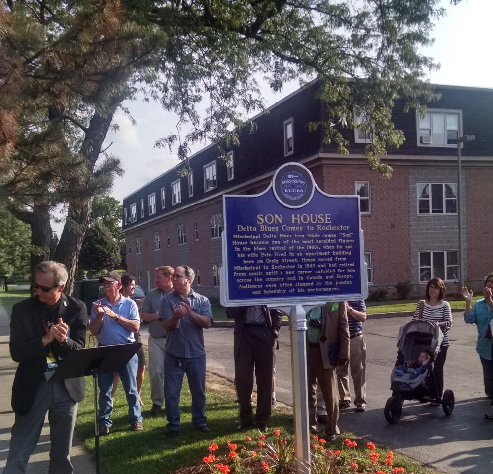Mississippi Blues Trail Marker unveiling for Son House, August 2015, Rochester, NY